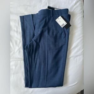 H&M - Skinny Fit Blue Suit Pants